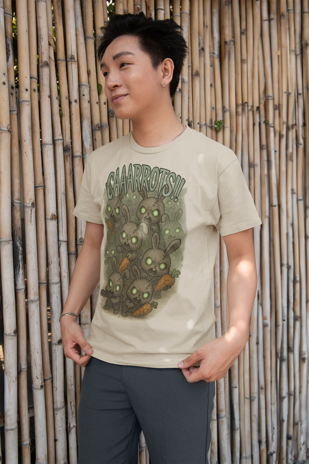 T-Shirt - Bun-pocalypse Zombie Bunny | Funny Horror Rabbit Tee for